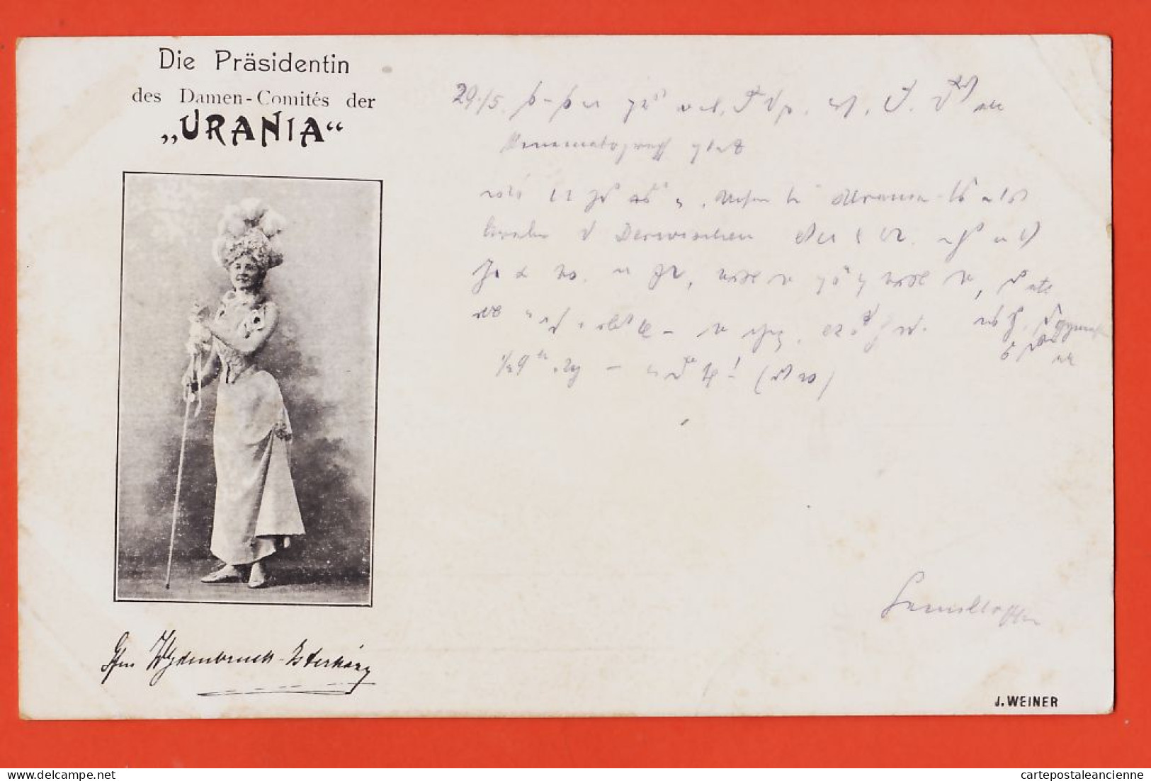 07685 ● Rare WIEN Vienne AK Köln Die Präsidentin Damen Comites (2) URANIA-Theater Jubiläums Ausstellung 1898 WEINER - Autres & Non Classés