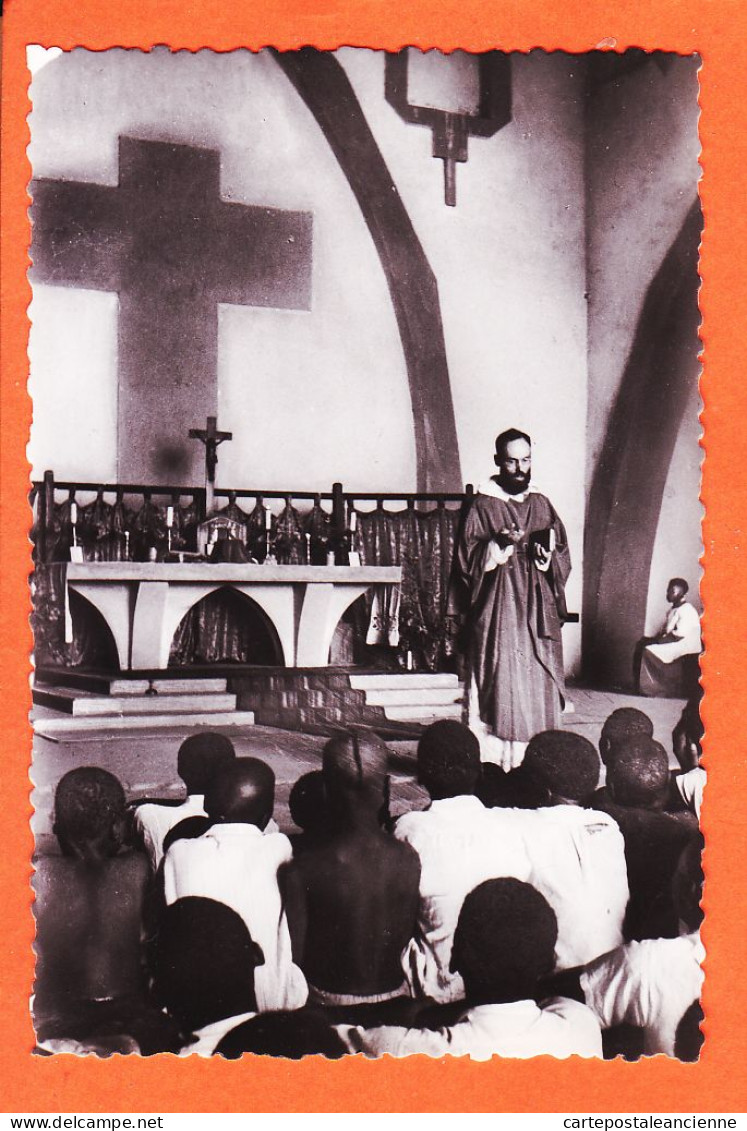 07634 / ⭐ MOUNDOU Tchad Missionnaire Prèchant Sa Première Mission Annoncer L' EVANGILE 1950s Photo-Bromure TOULOUSE - Tschad