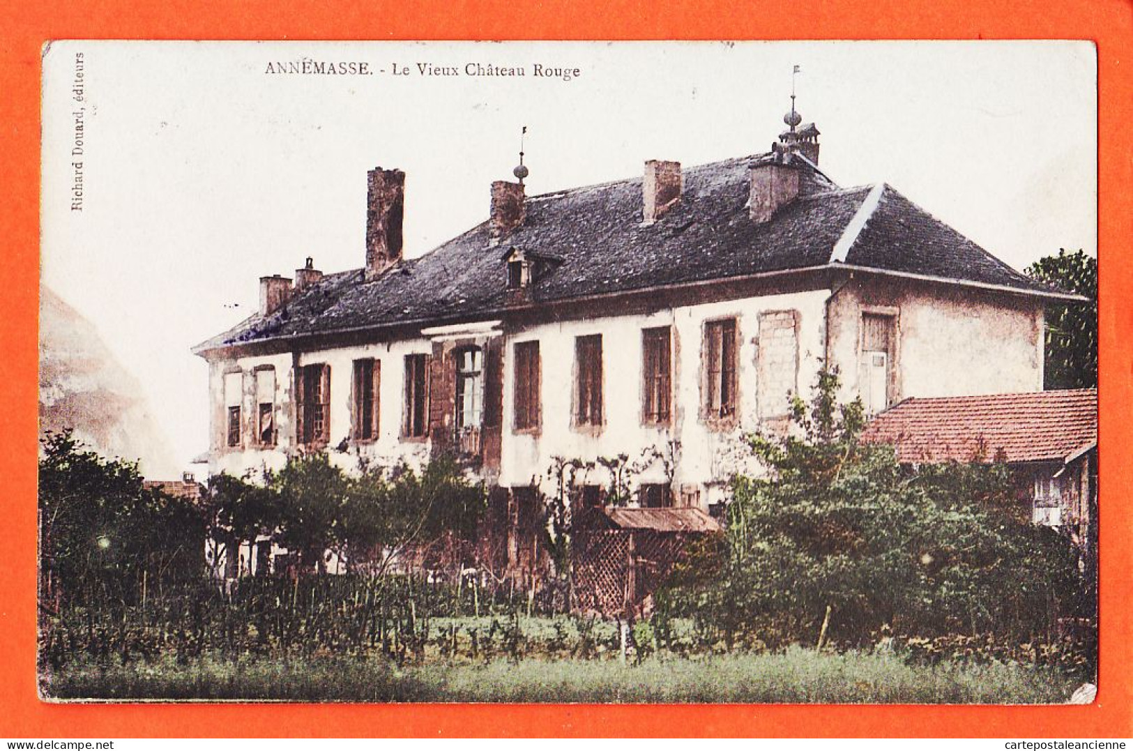 07703 ● ANNEMASSE (74) Vieux Chateau Rouge 1915 Georgette Les Creux Vétraz Monthoux Prisonnier JOUVION Camp SOLTAU II - Annemasse