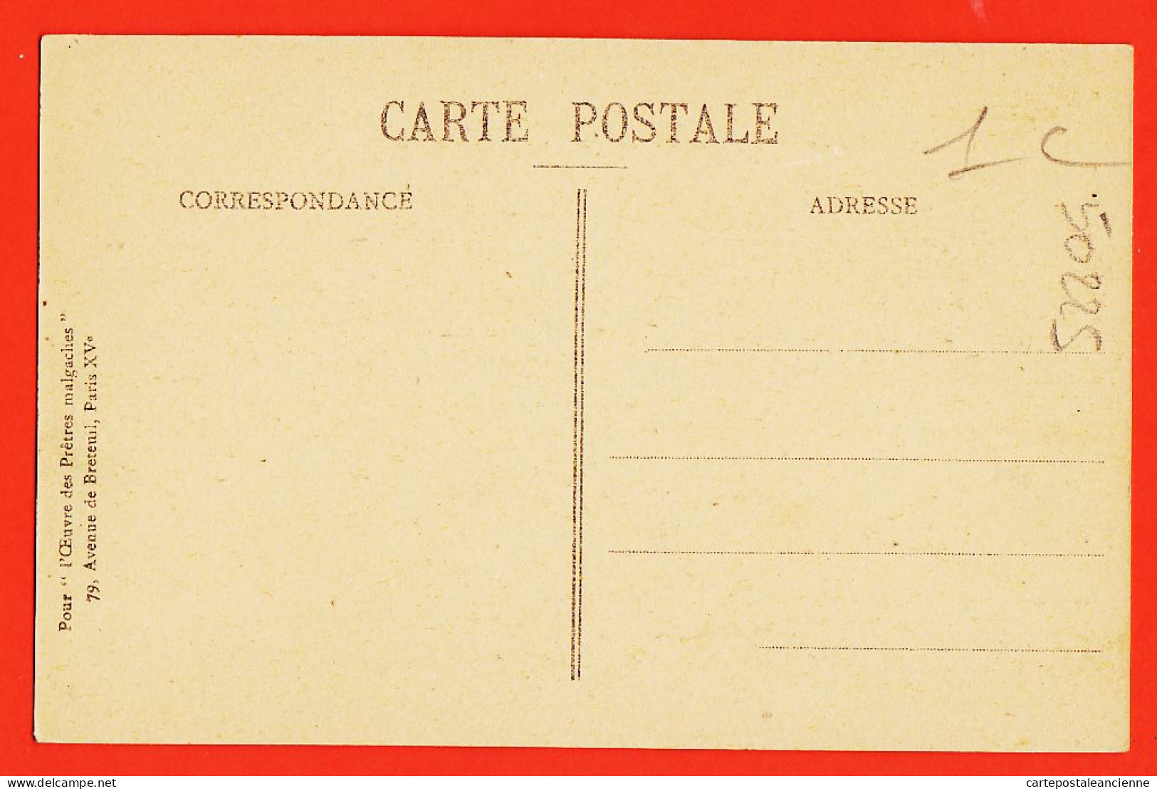 07911 ● Ethnic MADAGASCAR Une Villa Luxueuse 1930s Oeuvre Prêtres Malgaches N°11 - Madagascar