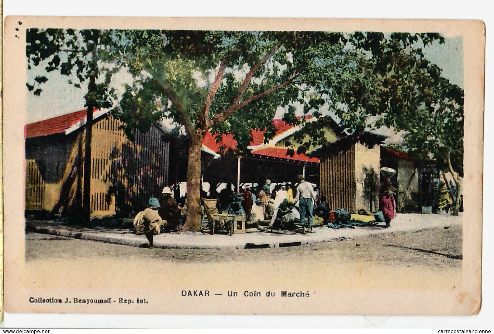07871 / ⭐ DAKAR A.0.F. Senegal Un Coin Du MARCHE 1910s Collection J. BENYOUMO - Sénégal