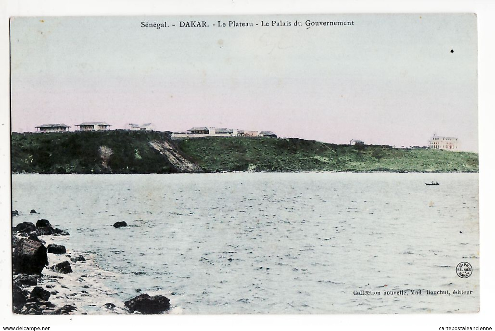 07867 / ⭐ Senegal DAKAR Plateau Le Palais Du GOUVERNEMENT 1910s - Afrique Occidentale Francaise Collection Mme BOUCHUT - Sénégal