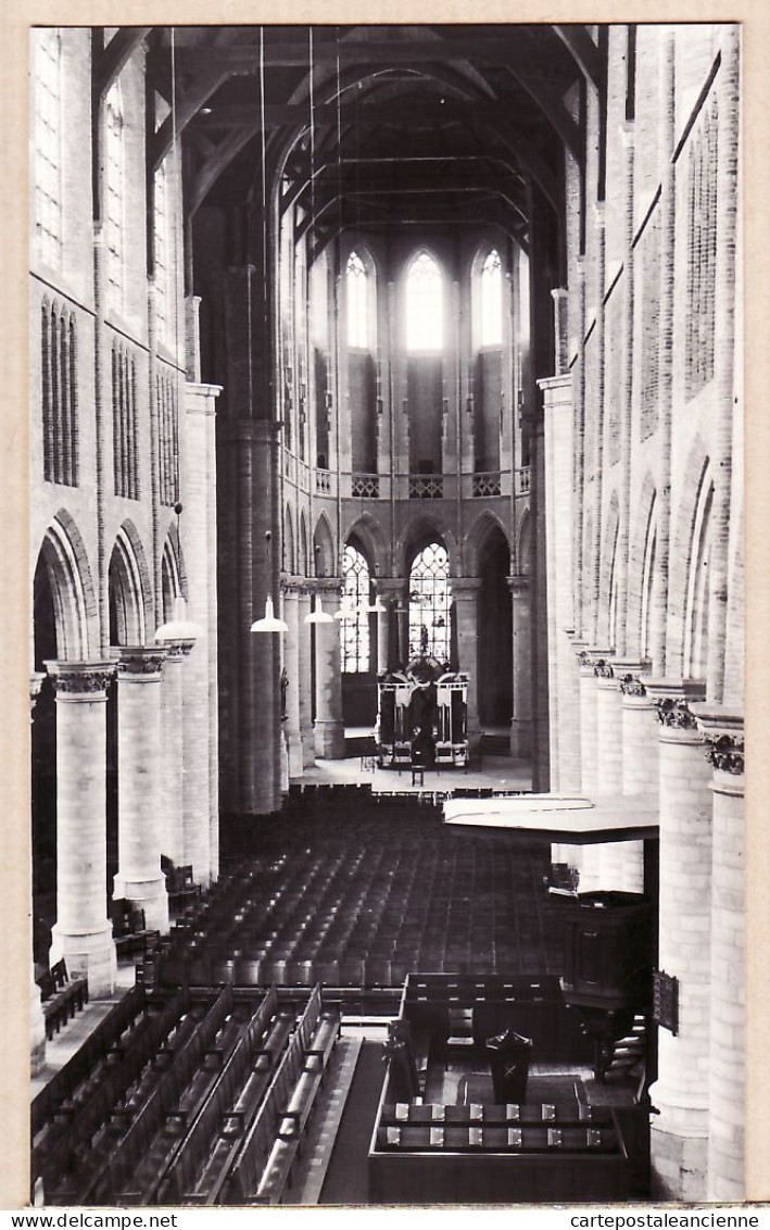 07518 ● Nederland DELFT Nieuwe Kerk Interieur Gezicht Op Koor Fodru Gouda N°654 ECHTE Foto 1960s Pays-Bas - Delft