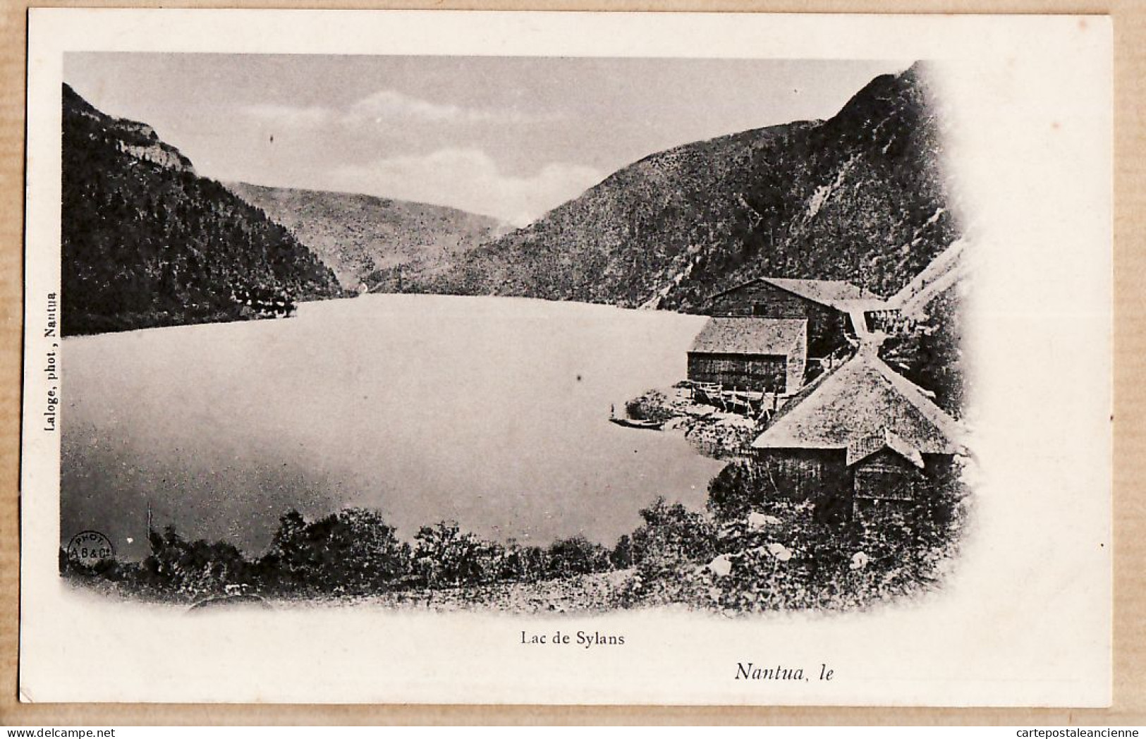 07648 ● Photo-Editeur LALOGE 1890s - Environs De NANTUA Ain Lac De SYLANS Bêtiment Ancienne Glacière - Nantua