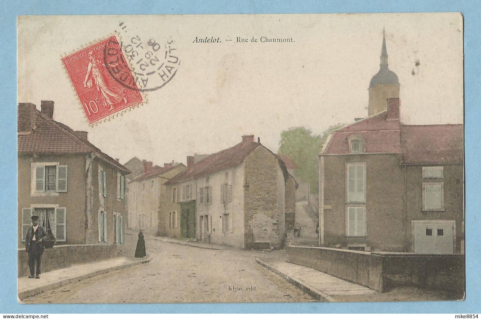 1398  CPA   ANDELOT  (Haute-Marne)  Rue De Chaumont   -  Klein édit.  ++++++++ - Andelot Blancheville