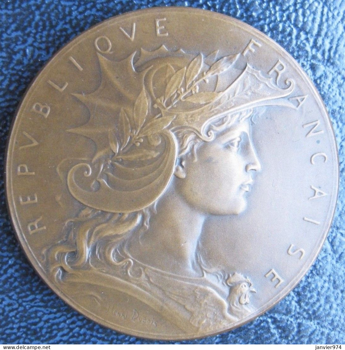 Médaille Art Déco En Bronze Concours De Tir, Ministre De La Guerre , Nu, Par Henri Dubois - Autres & Non Classés