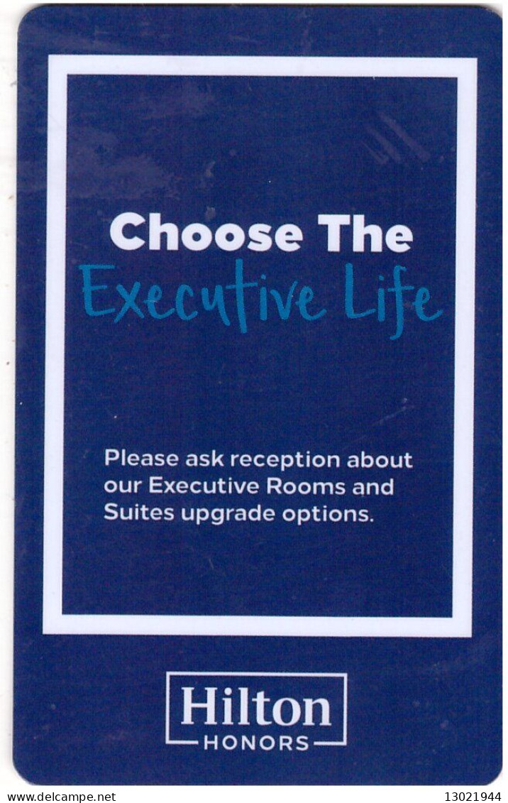 EMIRATI ARABI   KEY HOTEL  Hilton Honors - Choose The Executive Life - La Perle - Hotelsleutels (kaarten)