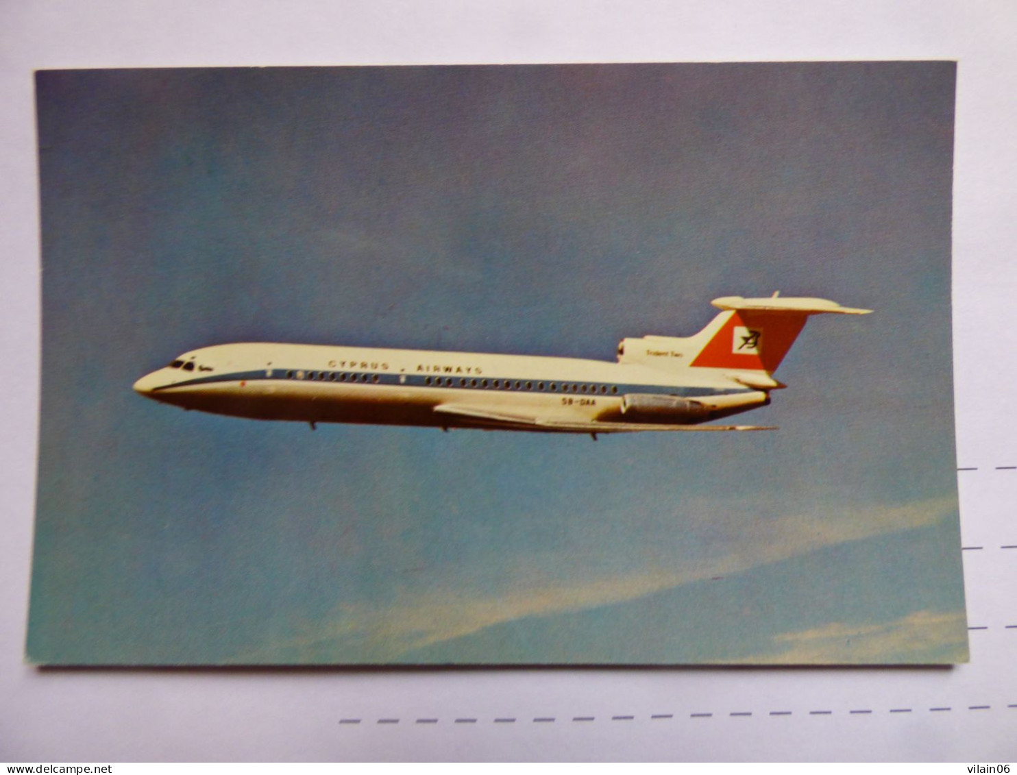 CYPRUS  TRIDENT      /   AIRLINE ISSUE / CARTE COMPAGNIE - 1946-....: Ere Moderne