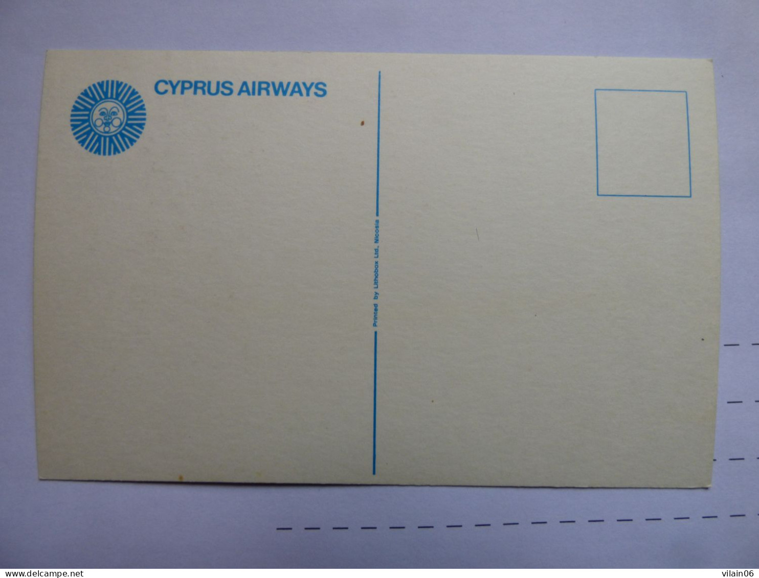 CYPRUS  TRIDENT      /   AIRLINE ISSUE / CARTE COMPAGNIE - 1946-....: Ere Moderne