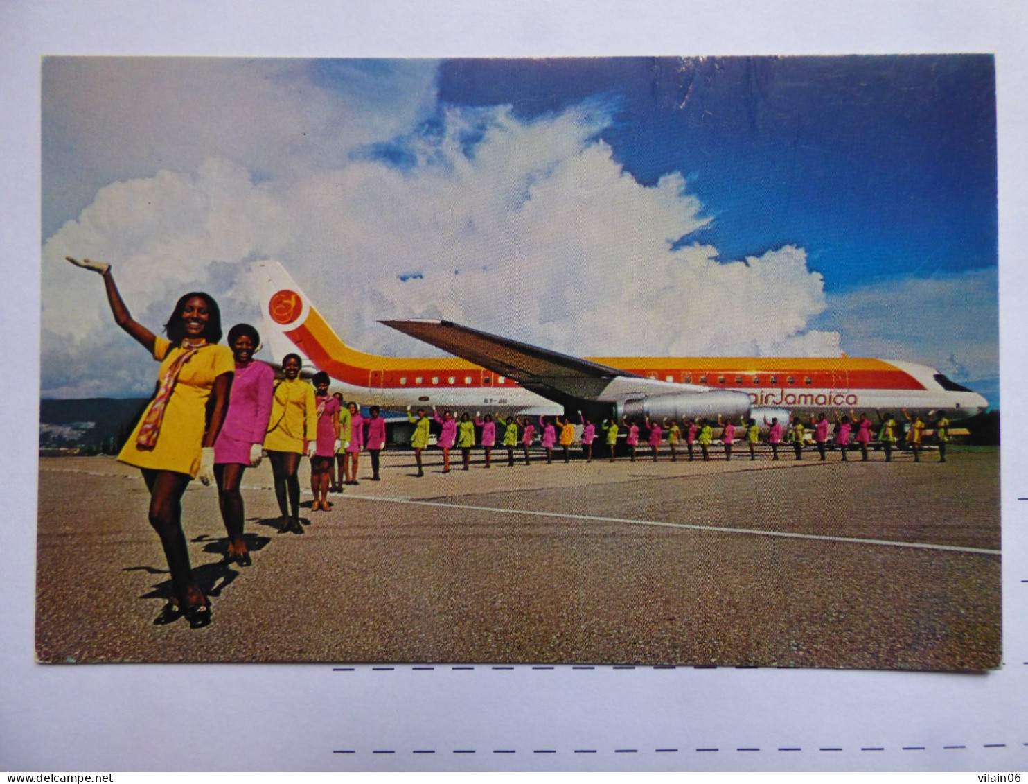 AIR JAMAICA  DC 8      /   AIRLINE ISSUE / CARTE COMPAGNIE - 1946-....: Modern Tijdperk