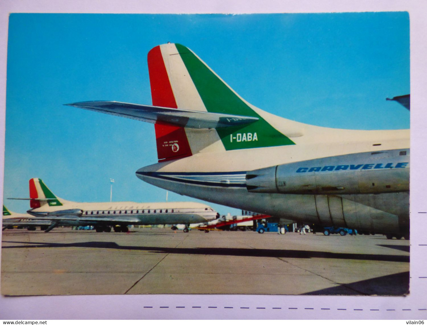 ALITALIA  CARAVELLE     /   AIRLINE ISSUE / CARTE COMPAGNIE - 1946-....: Ere Moderne