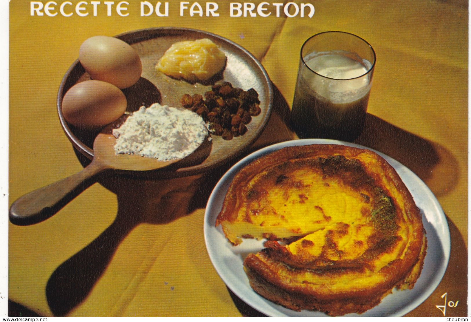 RECETTES DE CUISINE.." FAR BRETON  " .POUR 8 PERSONNES - Recipes (cooking)