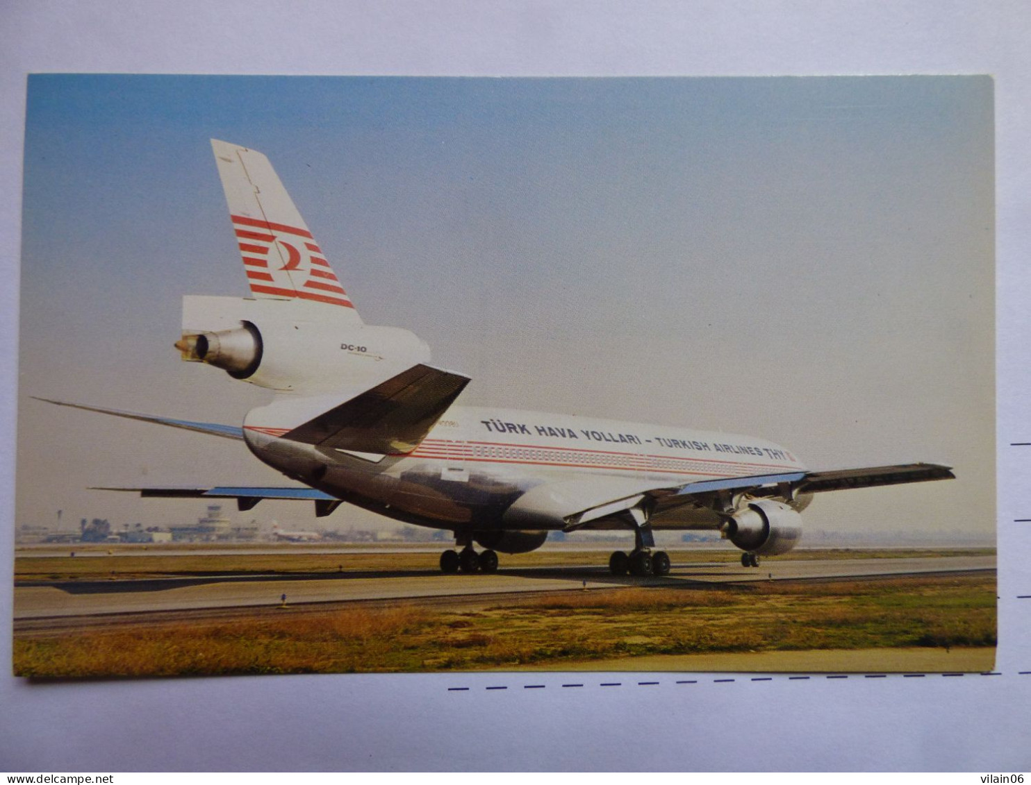 THY   DC 10   /   AIRLINE ISSUE / CARTE COMPAGNIE - 1946-....: Modern Tijdperk