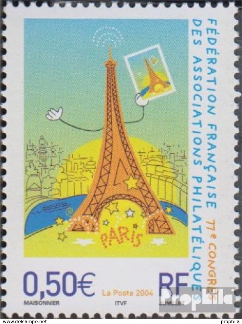 Frankreich 3829 (kompl.Ausg.) Postfrisch 2004 Eifelturm - Unused Stamps
