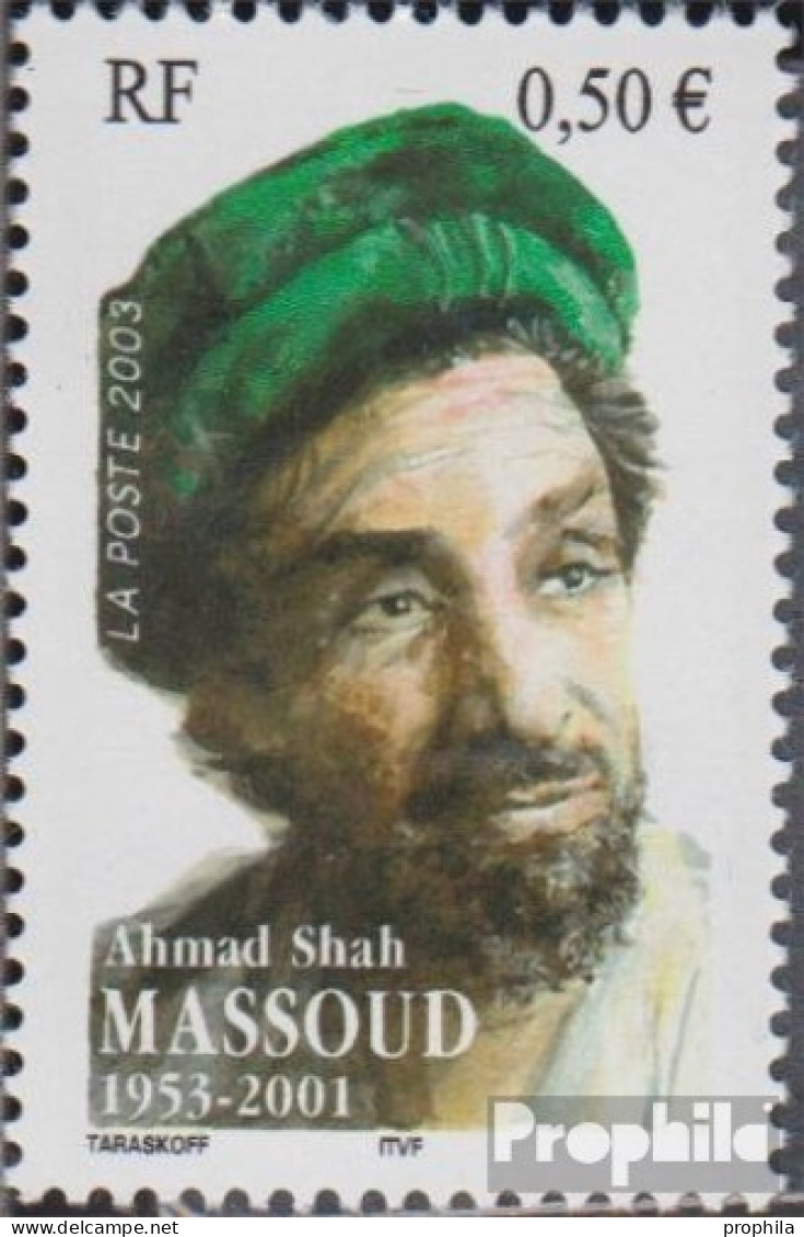 Frankreich 3736 (kompl.Ausg.) Postfrisch 2003 Ahmad Shah Massoud - Nuovi