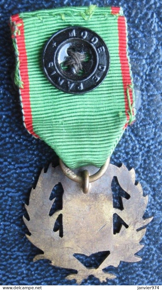 Insigne – Médaille Société De Tir Avec Ruban - Other & Unclassified