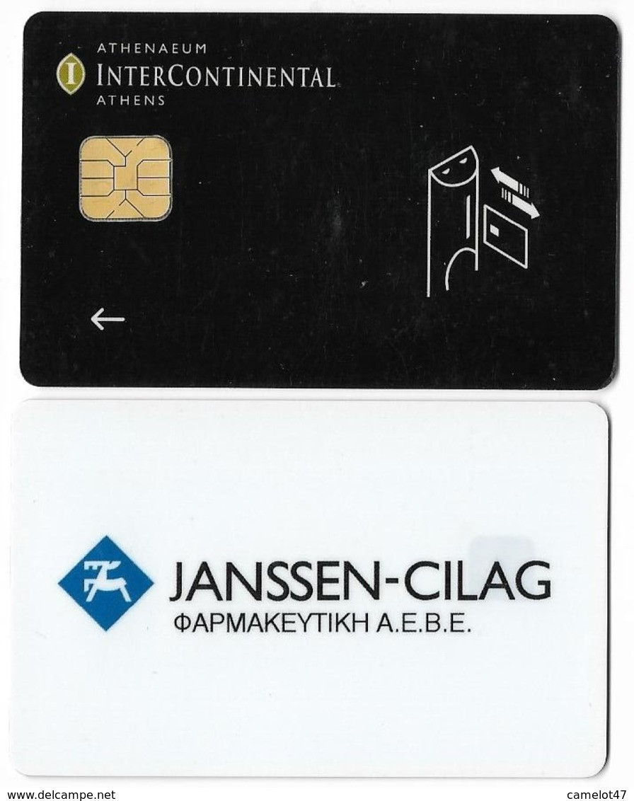 Athenaeum InterContinental, Athens, Greece, Used Smart (chip) Hotel Room Key Card # Interc-85 - Cartes D'hotel