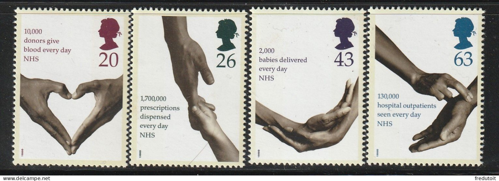 GRANDE BRETAGNE - N°2043/6 ** (1998)  NHS - Unused Stamps