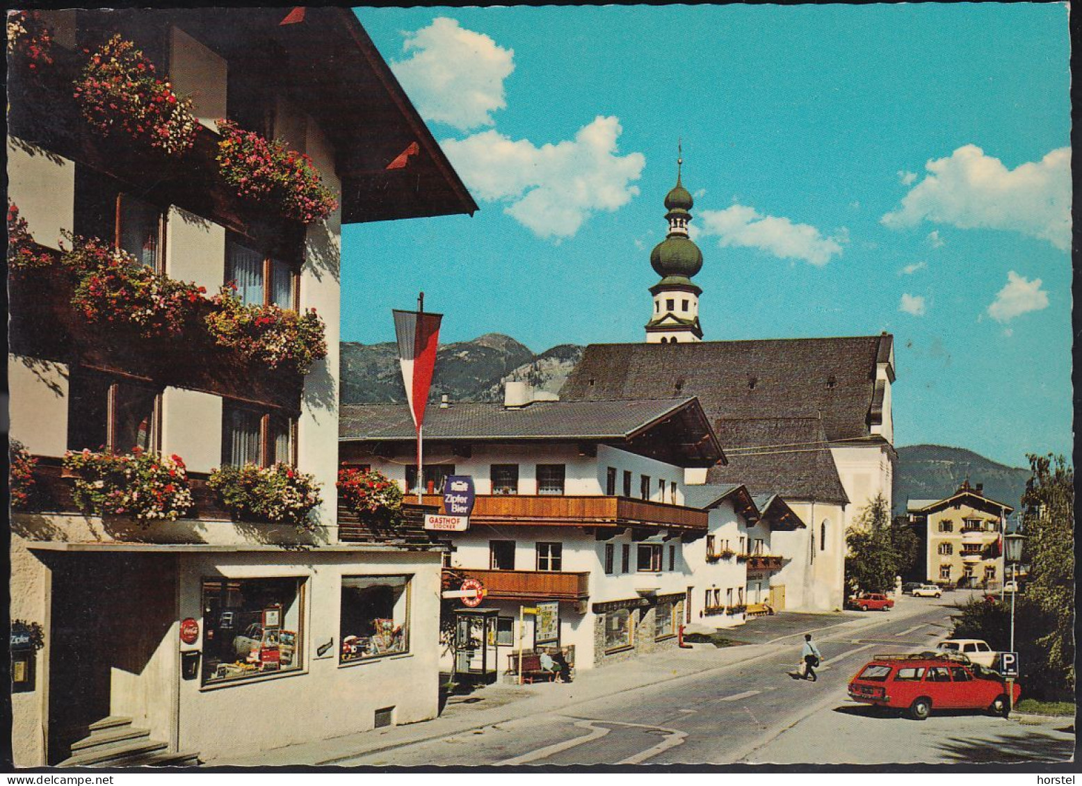 Austria - 6235 Reith Im Alpbachtal - Bei Brixlegg - Hauptstraße Mit Läden - Cars - Opel Caravan - VW Käfer - Brixlegg