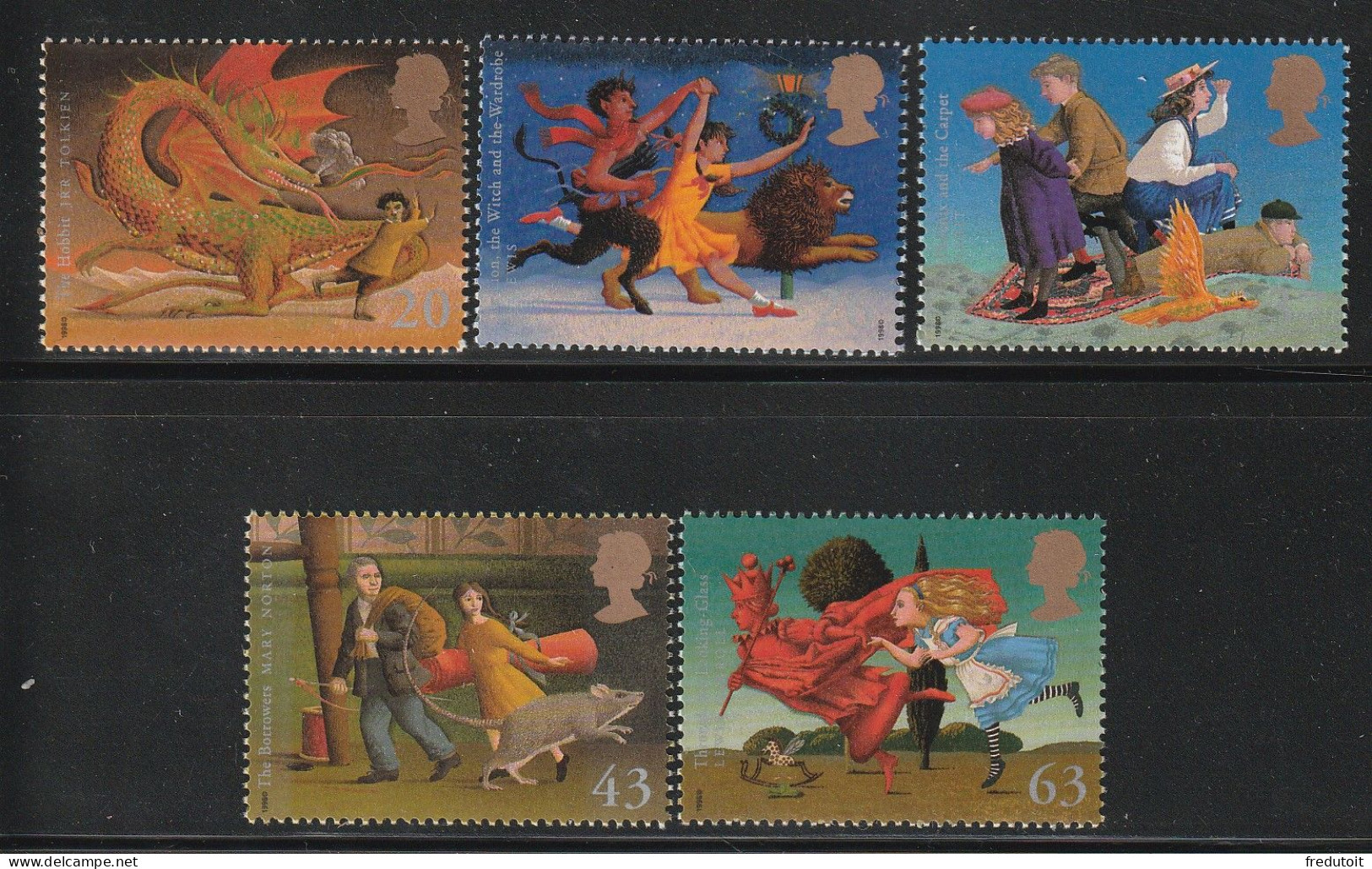 GRANDE BRETAGNE - N°2047/51 ** (1998) Mondes Magiques - Unused Stamps