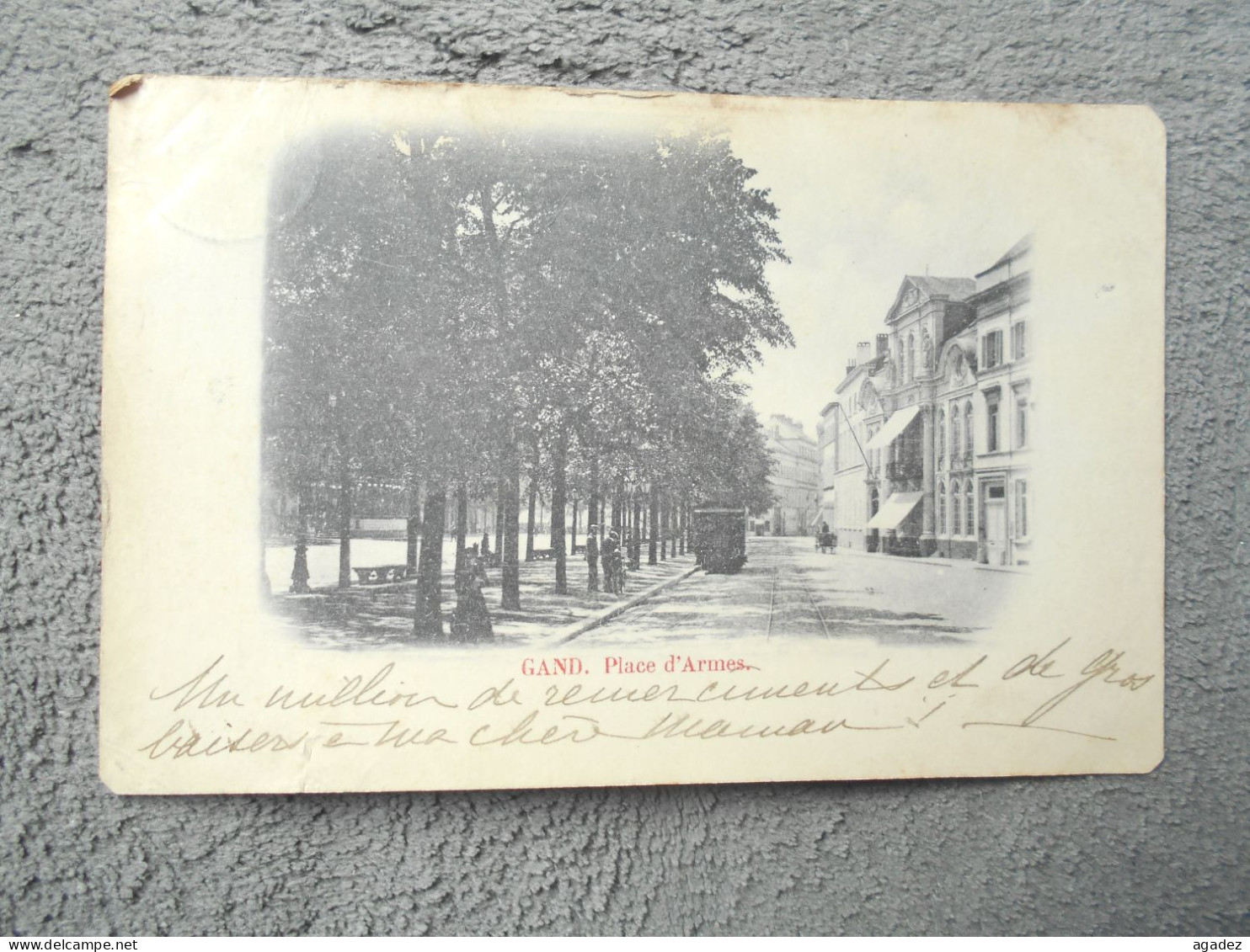 CPA Gent Gand Place D'Armes  1901 - Gent