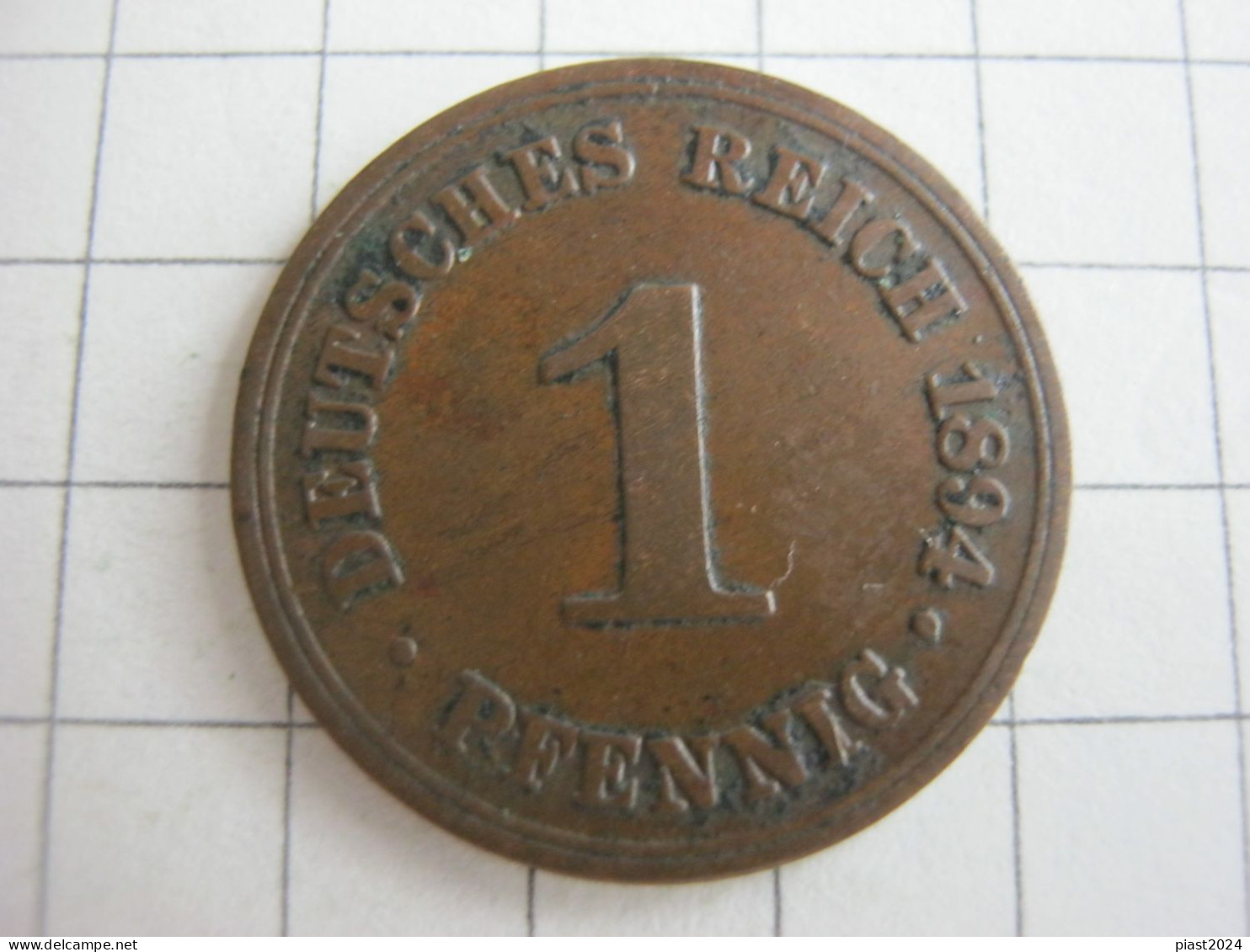 Germany 1 Pfennig 1894 A - 1 Pfennig