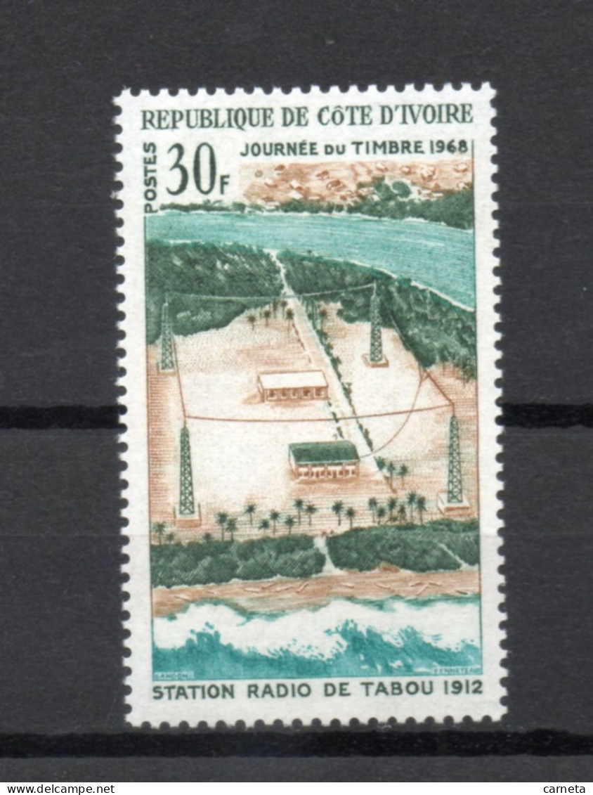 COTE D'IVOIRE N° 268    NEUF SANS CHARNIERE COTE 1.30€    STATION RADIO JOURNEE DU TIMBRE - Costa De Marfil (1960-...)