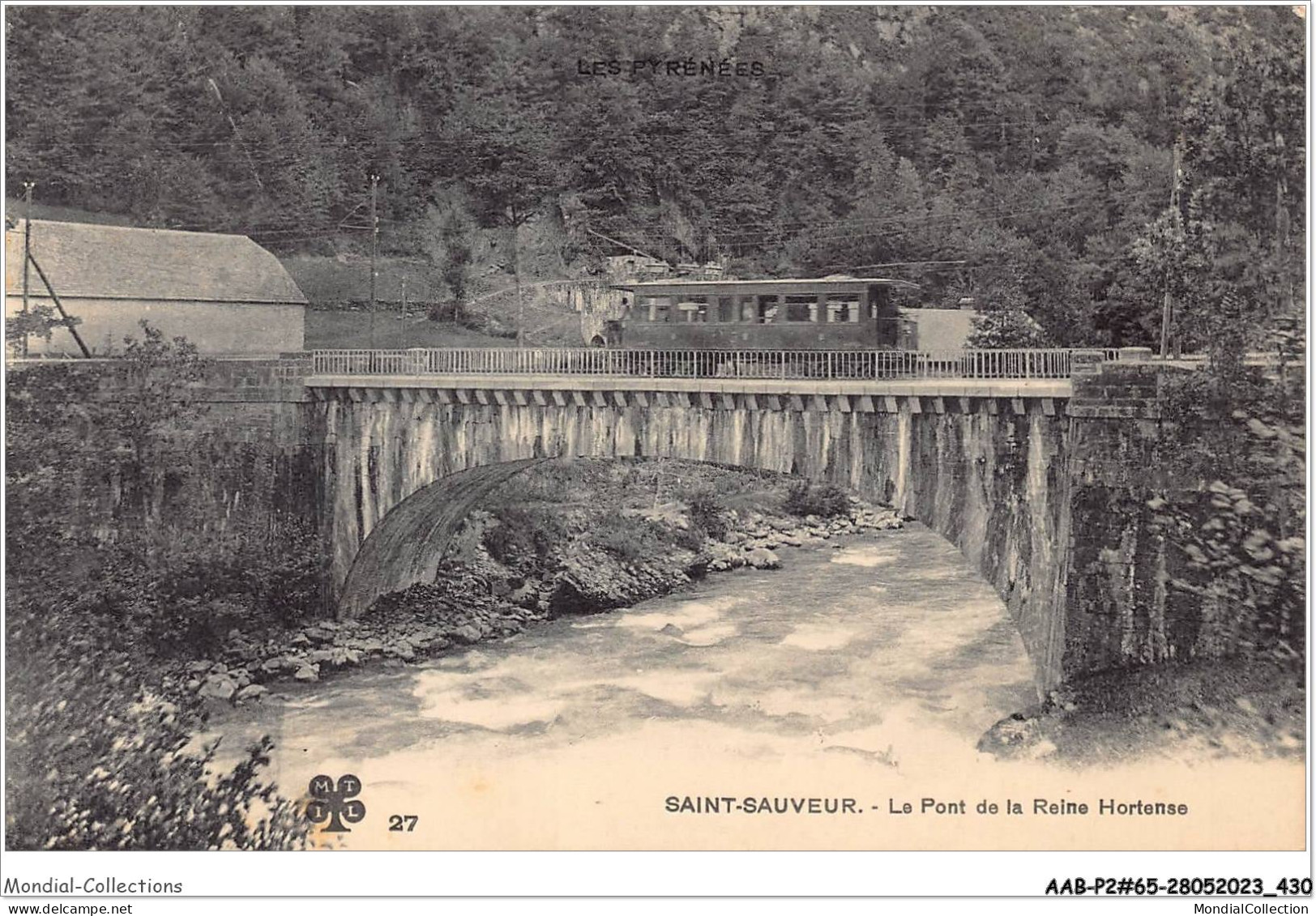 AABP2-65-0192 - SAINT-SAUVEUR - Le Pont De La Reine Hortense - Tramway - Luz Saint Sauveur