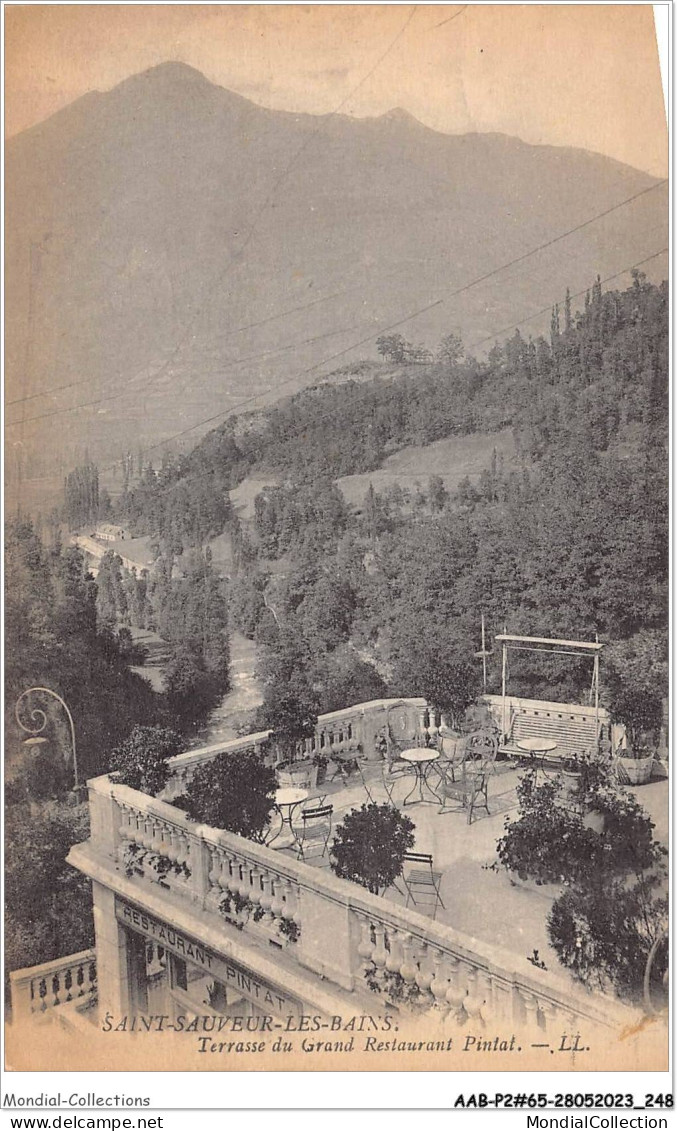 AABP2-65-0101 - SAINT-SAUVEUR-LES-BAINS - Terrasse Du Grand Restaurant Pintat - Luz Saint Sauveur