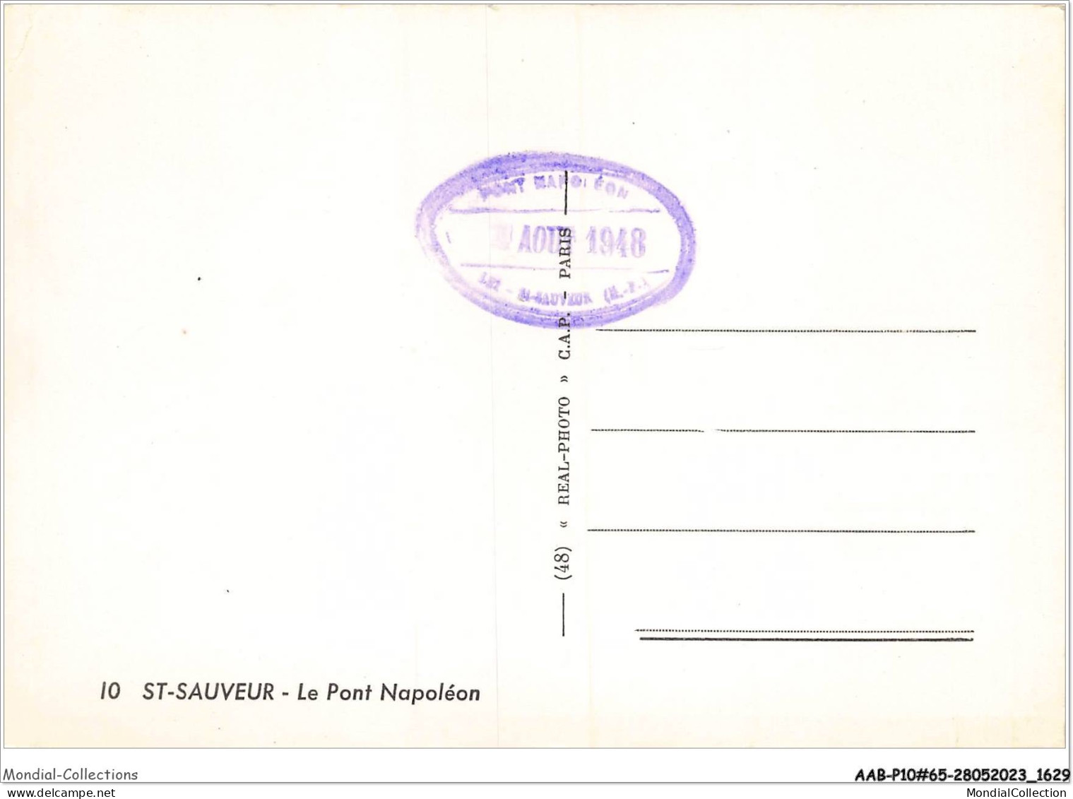 AABP10-65-0795 - SAINT-SAUVEUR - Le Pont Napoleon - Luz Saint Sauveur