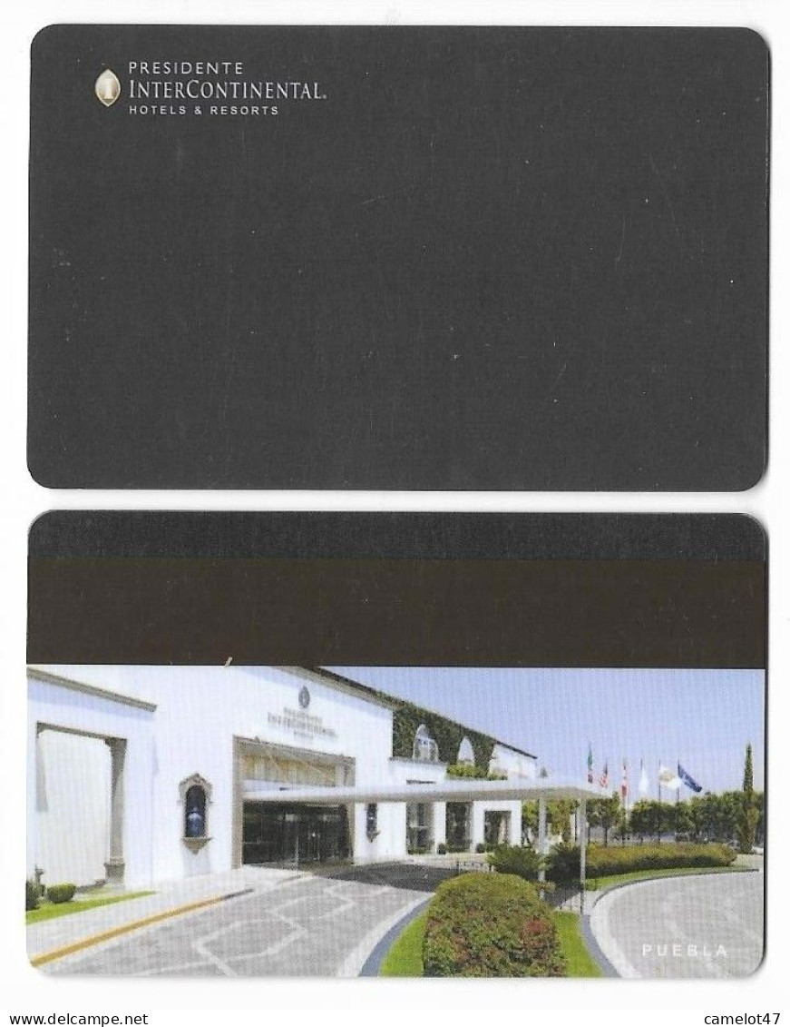 InterContinental Hotel, Puebla, Mexico, Used Magnetic Hotel Room Key Card # Interc-66 - Cartes D'hotel