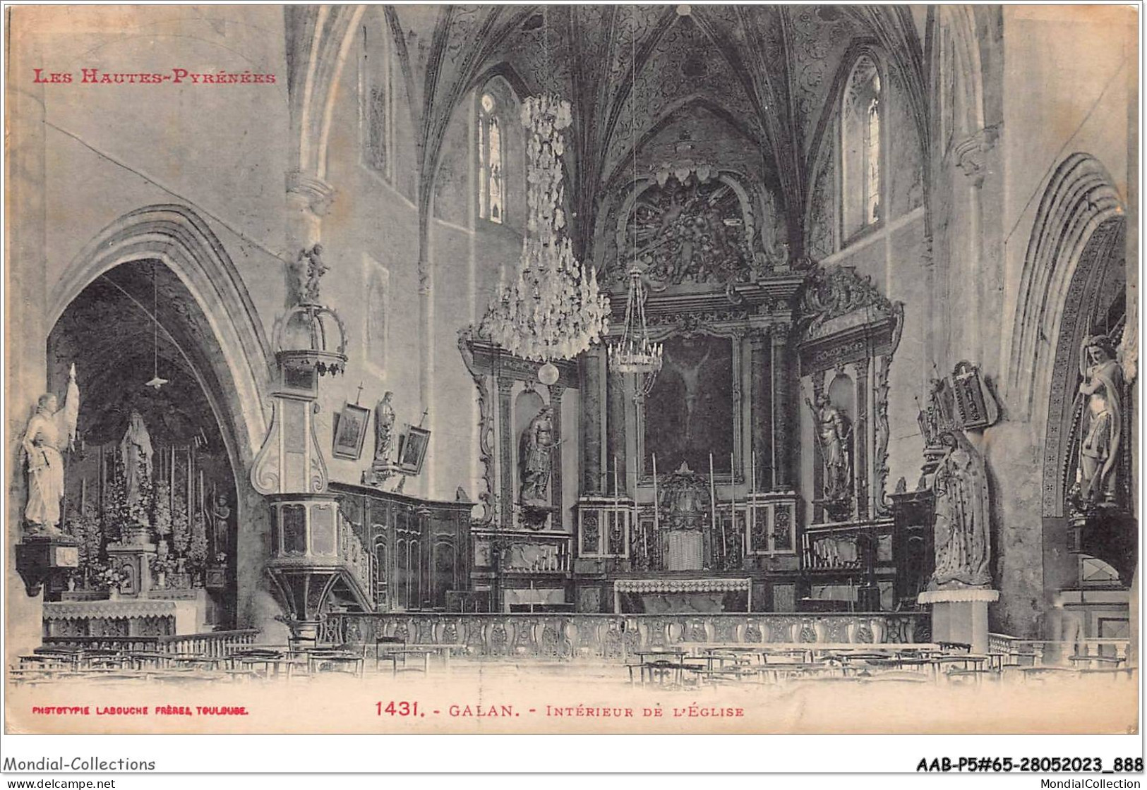 AABP5-65-0421 - GALAN - Interieur De L'Eglise - Galan