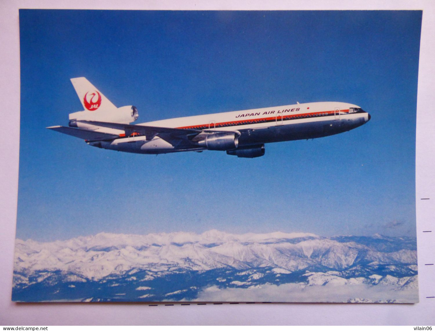 JAL   DC 10       /   AIRLINE ISSUE / CARTE COMPAGNIE - 1946-....: Modern Tijdperk