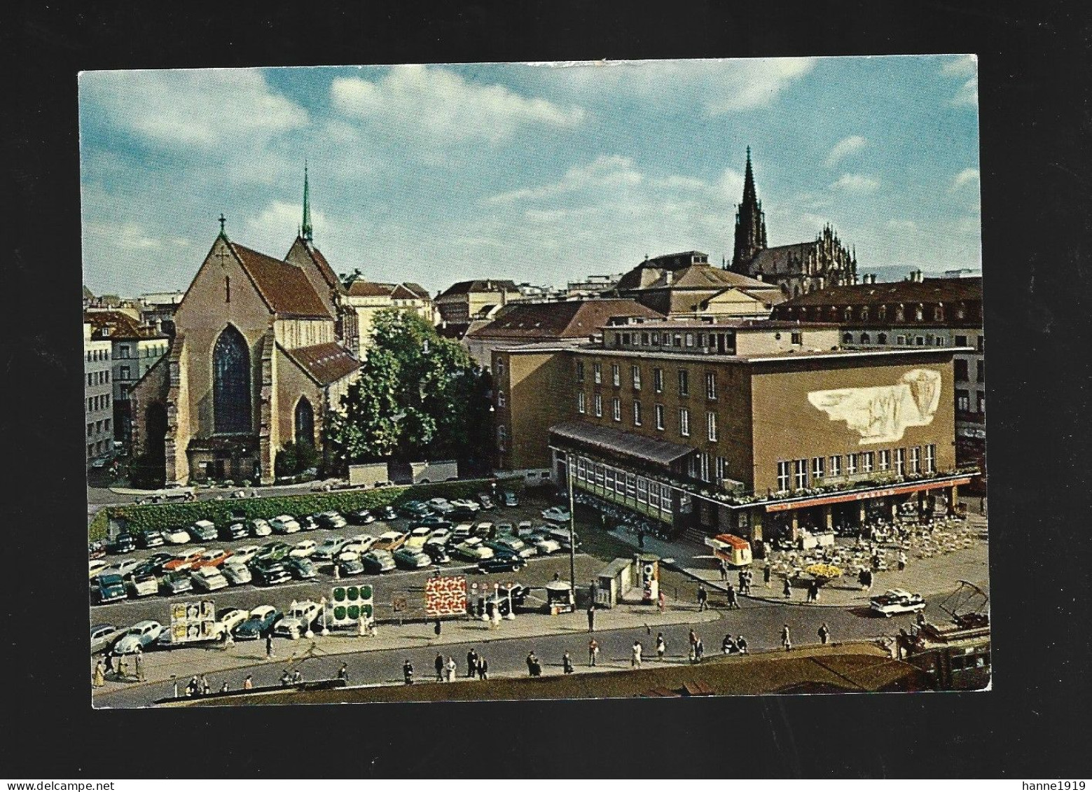 Basel Barfusserplatz Historisches Museum Stadtcasino Suisse Switzerland Swiss Photo Carte Htje - Bâle