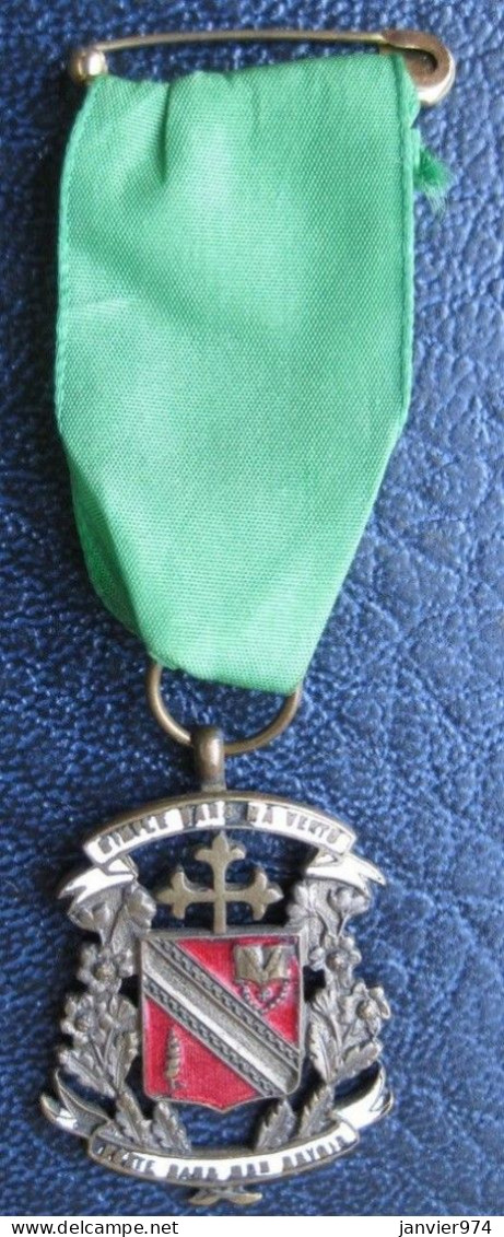 Insigne – Médaille Société De Tir Avec Ruban - Other & Unclassified