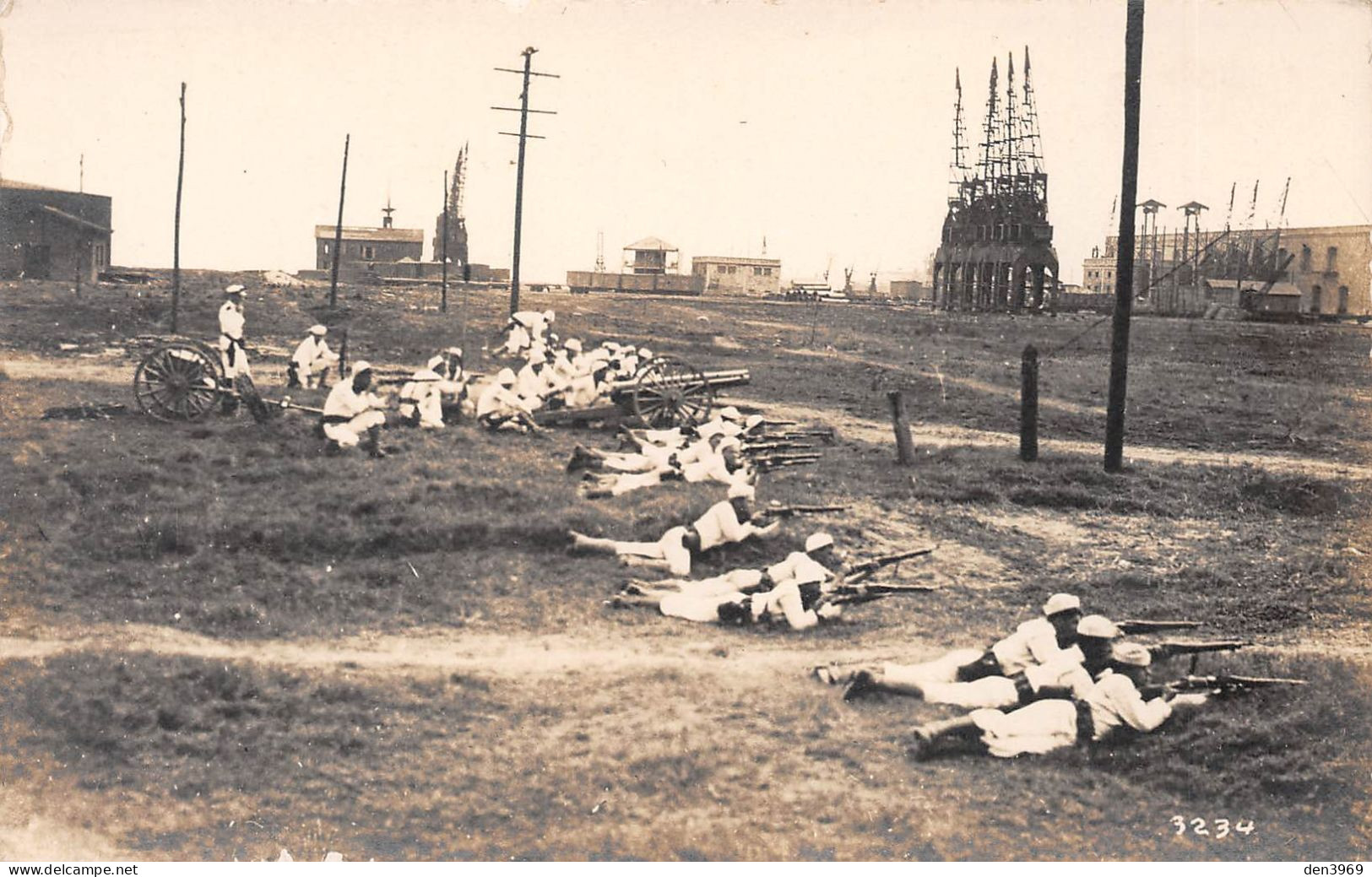 Mexique - VERACRUZ - Révolution Mexicaine - Occupation Américaine 1914 - Prêt Au Combat - Carte-Photo - Mexiko