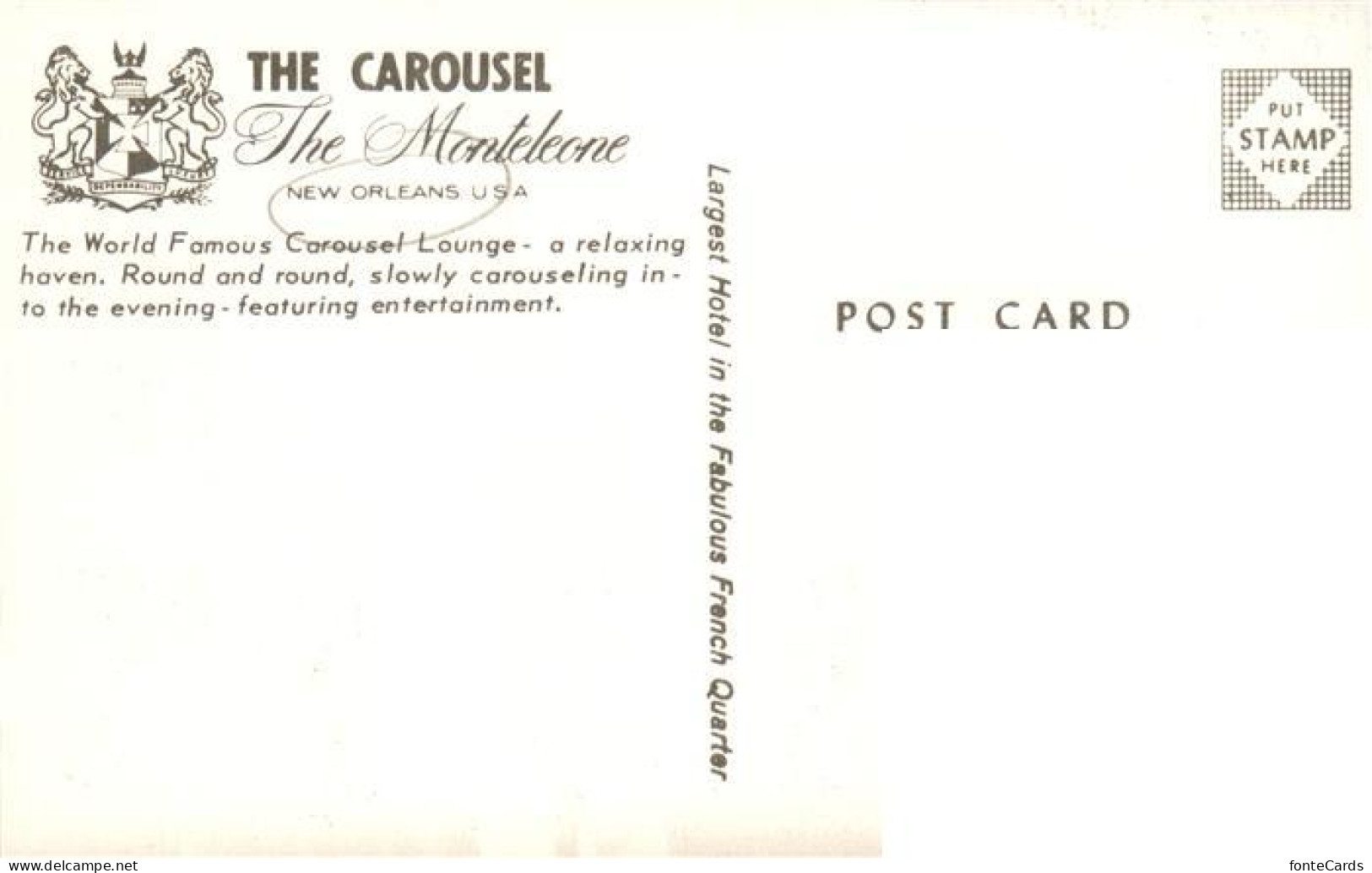 73946483 New_Orleans_Louisiana_USA The Monteleone Hotel Carousel Lounge - Autres & Non Classés