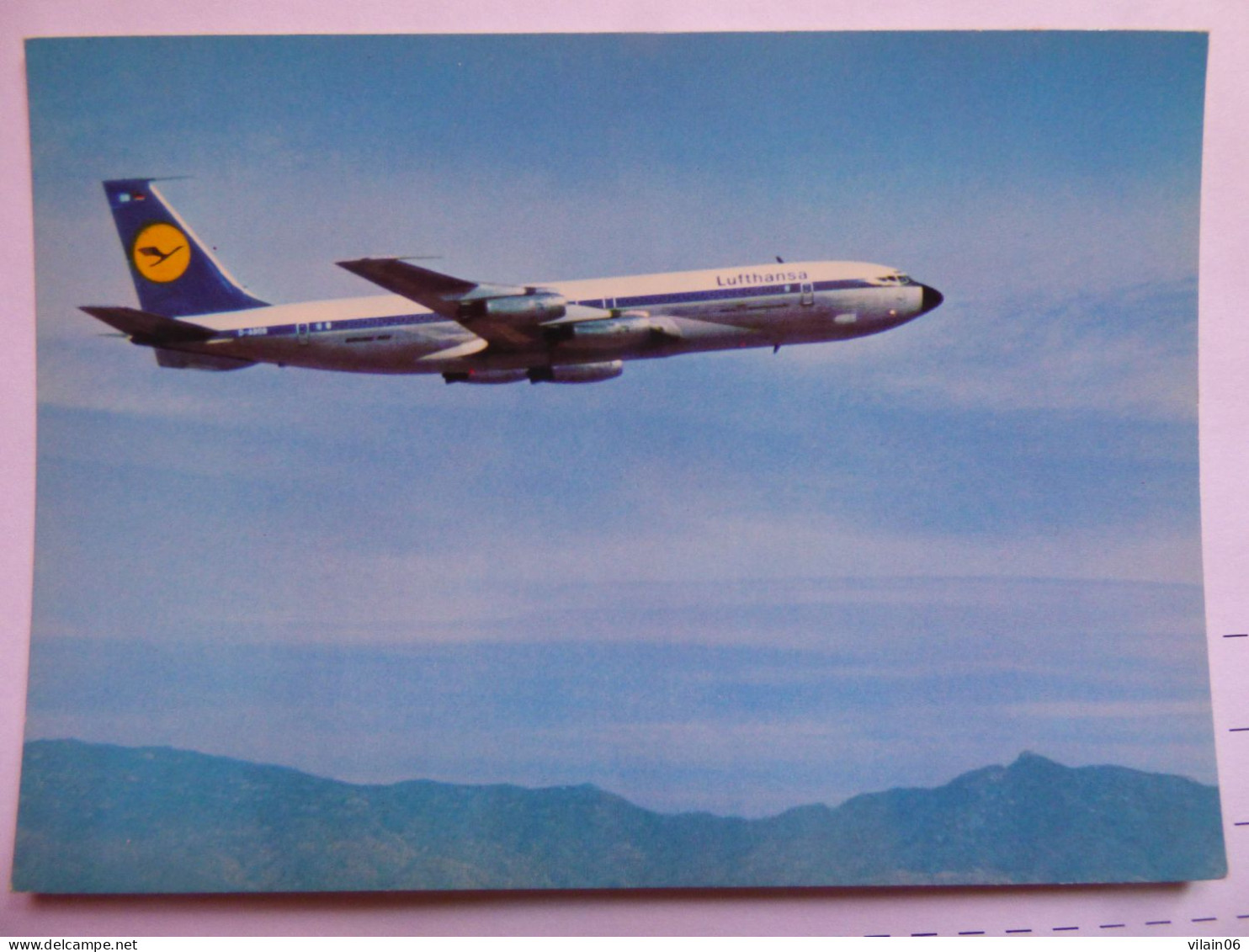 LUFTHANSA  B 707     /   AIRLINE ISSUE / CARTE COMPAGNIE - 1946-....: Modern Tijdperk