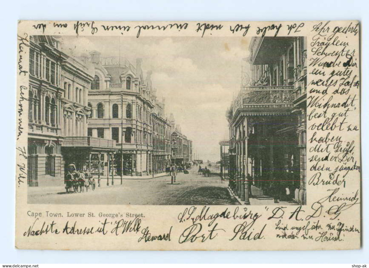 T5302/ Cape Town Kapstadt Südafrika AK 1903 - Ohne Zuordnung