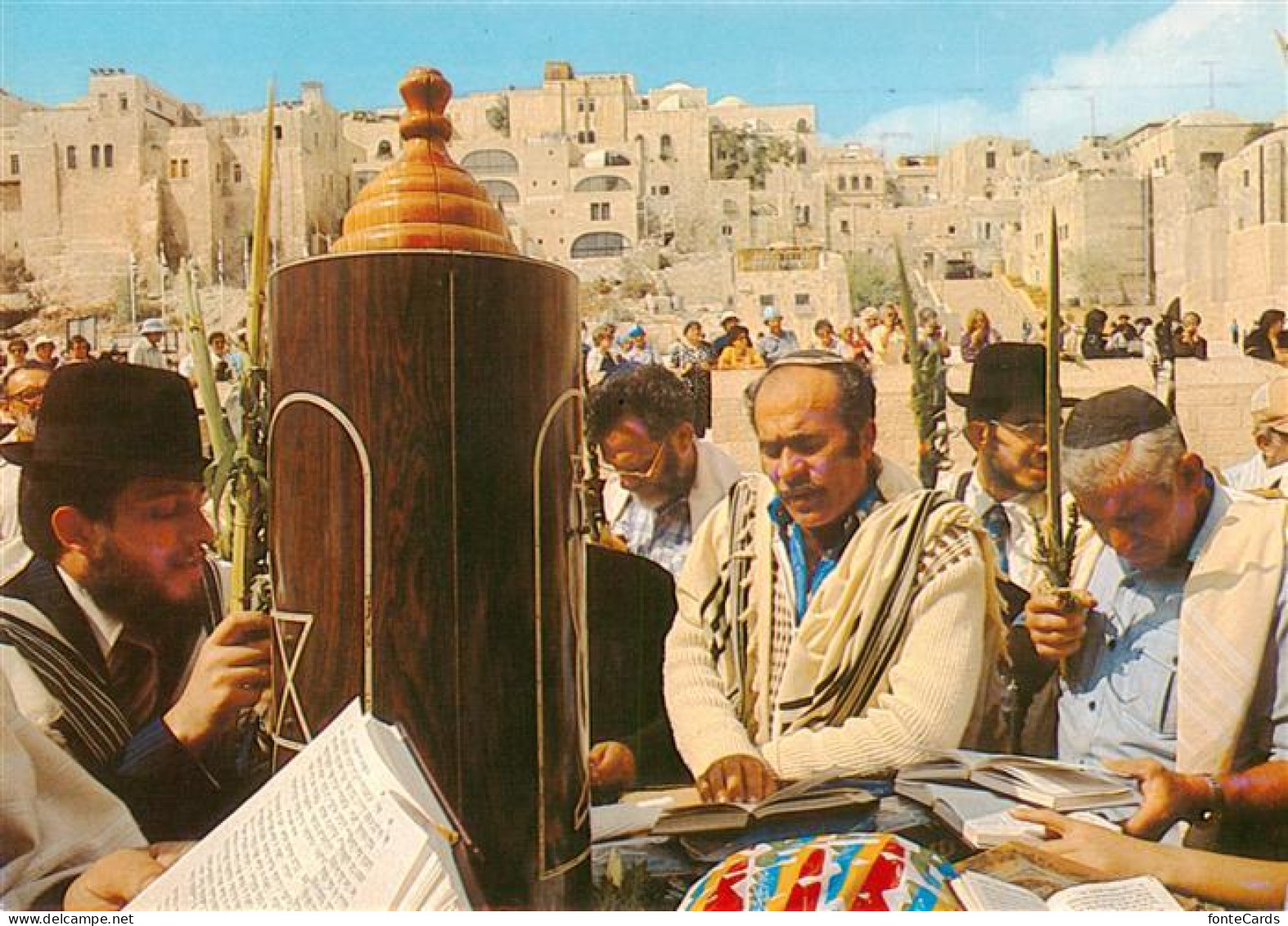 73945735 Jerusalem__Yerushalayim_Israel Hoshana Rabba Prayer At The Western Wall - Israël