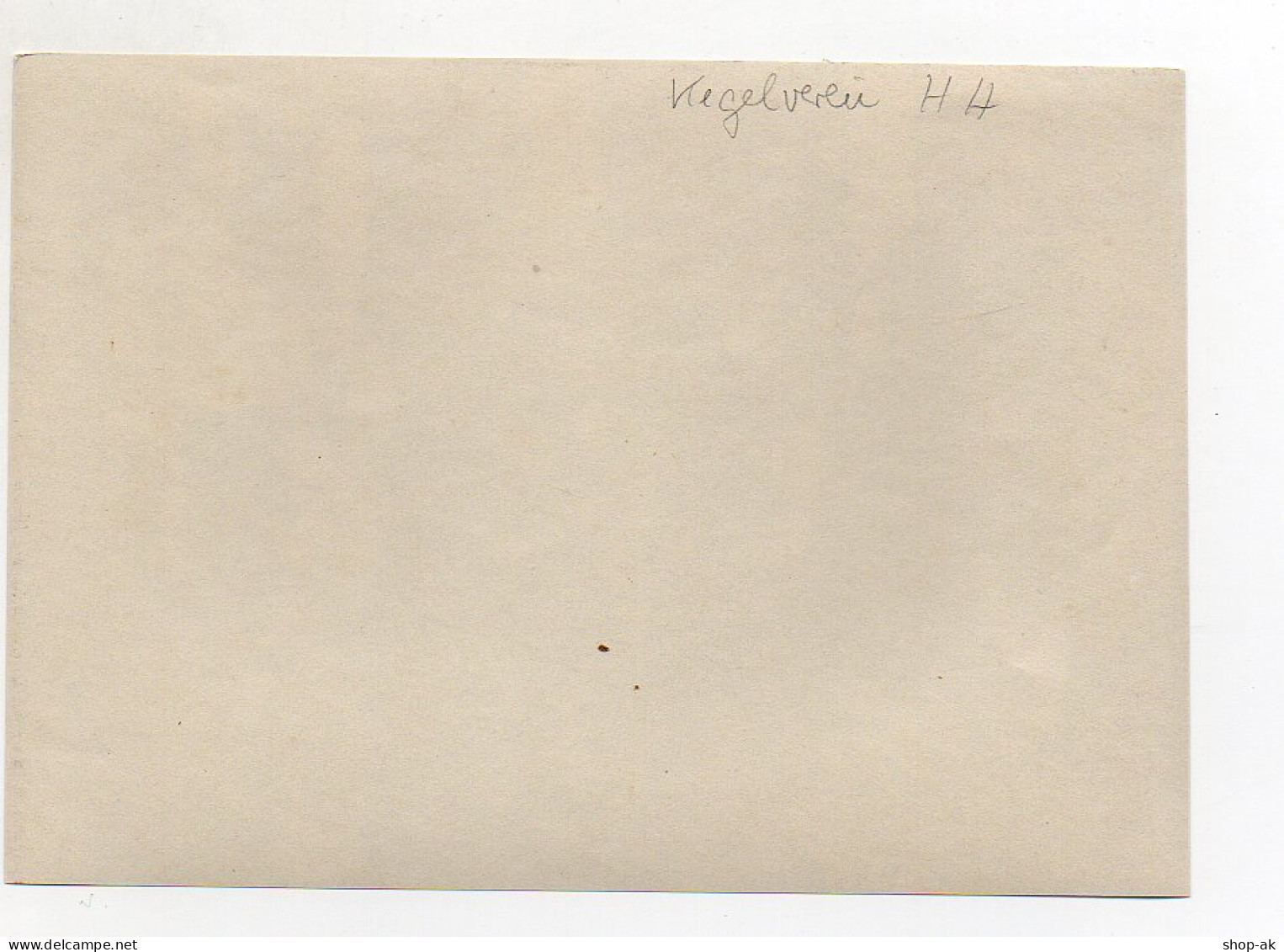 Y5303/ Kegeln Kegelverein  Hamburg ?  Original Foto Ca.1912  15 X 10,5 Cm  - Olympische Spelen