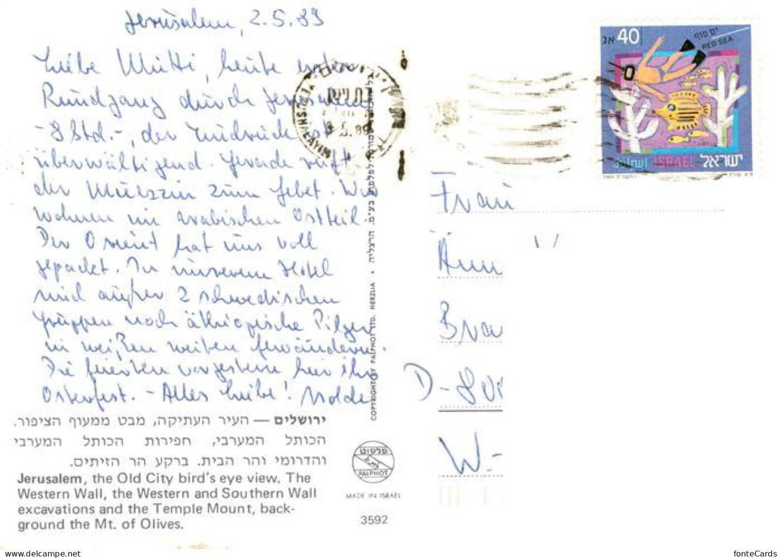 73945616 Jerusalem__Yerushalayim_Israel Old City Western Wall Temple Mount Mount - Israël