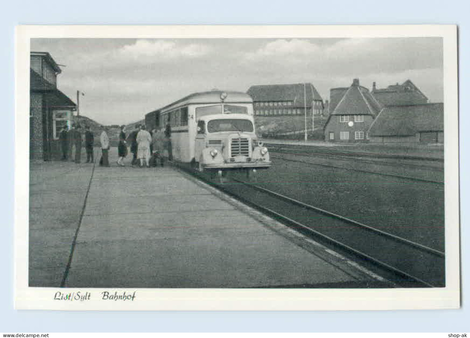 DP27-2280/ List Sylt Bahnhof Inselbahn Ca.1955 AK - Sylt