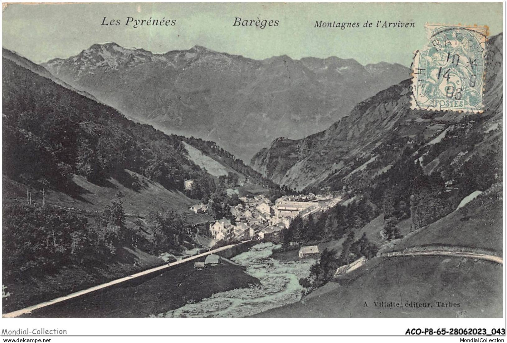 ACOP8-65-0738 - BAREGES - Montagnes De L'arviven - Argeles Gazost