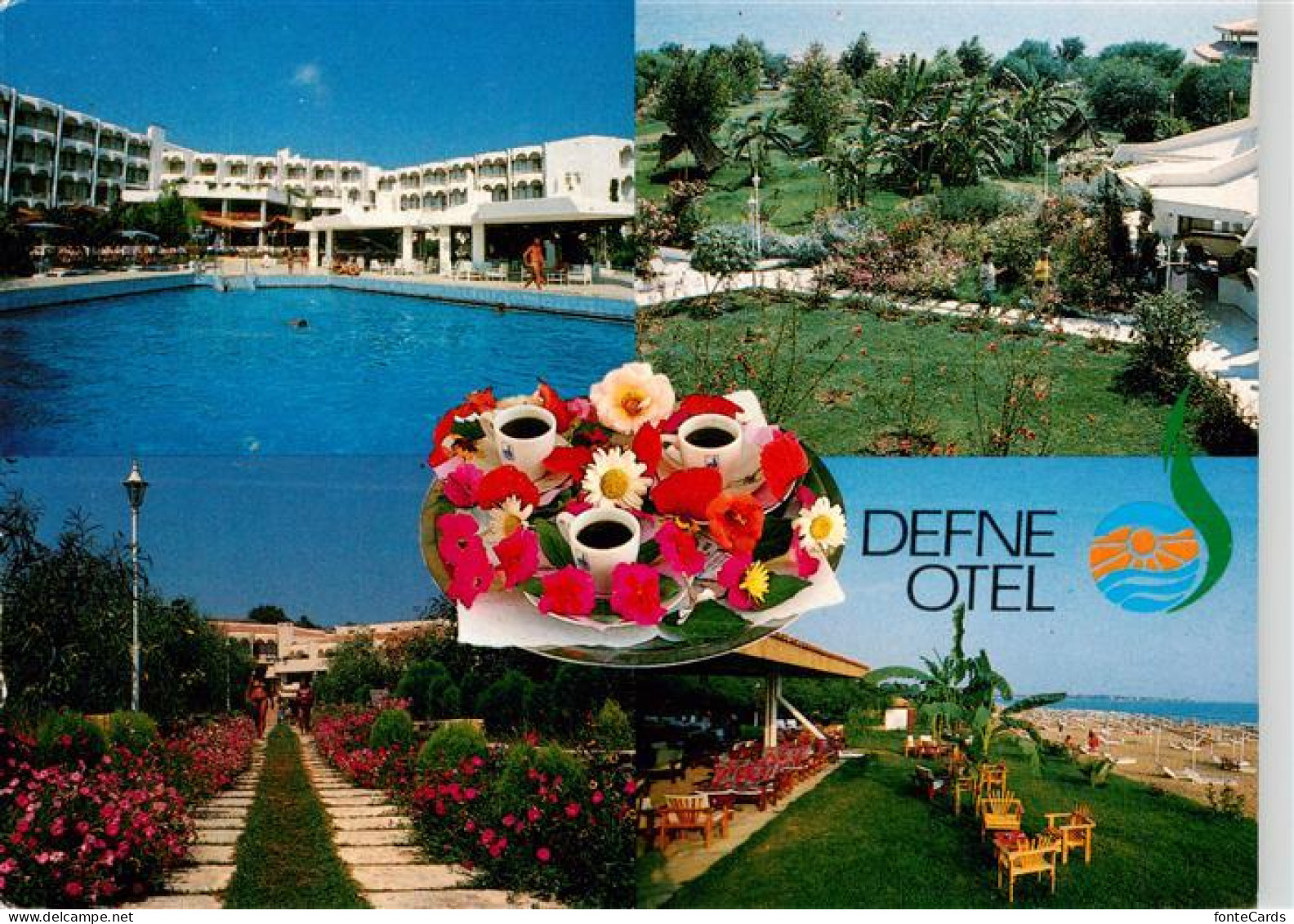 73945502 Side_Antalya_TK Defne Otel Swimming Pool Park Strand - Turkey