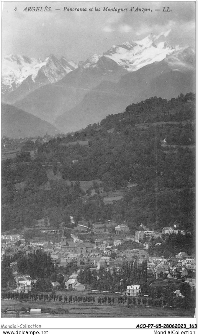 ACOP7-65-0694 - ARGELES-GAZOST - Panorama Et Les Montagnes D'auzun - Argeles Gazost