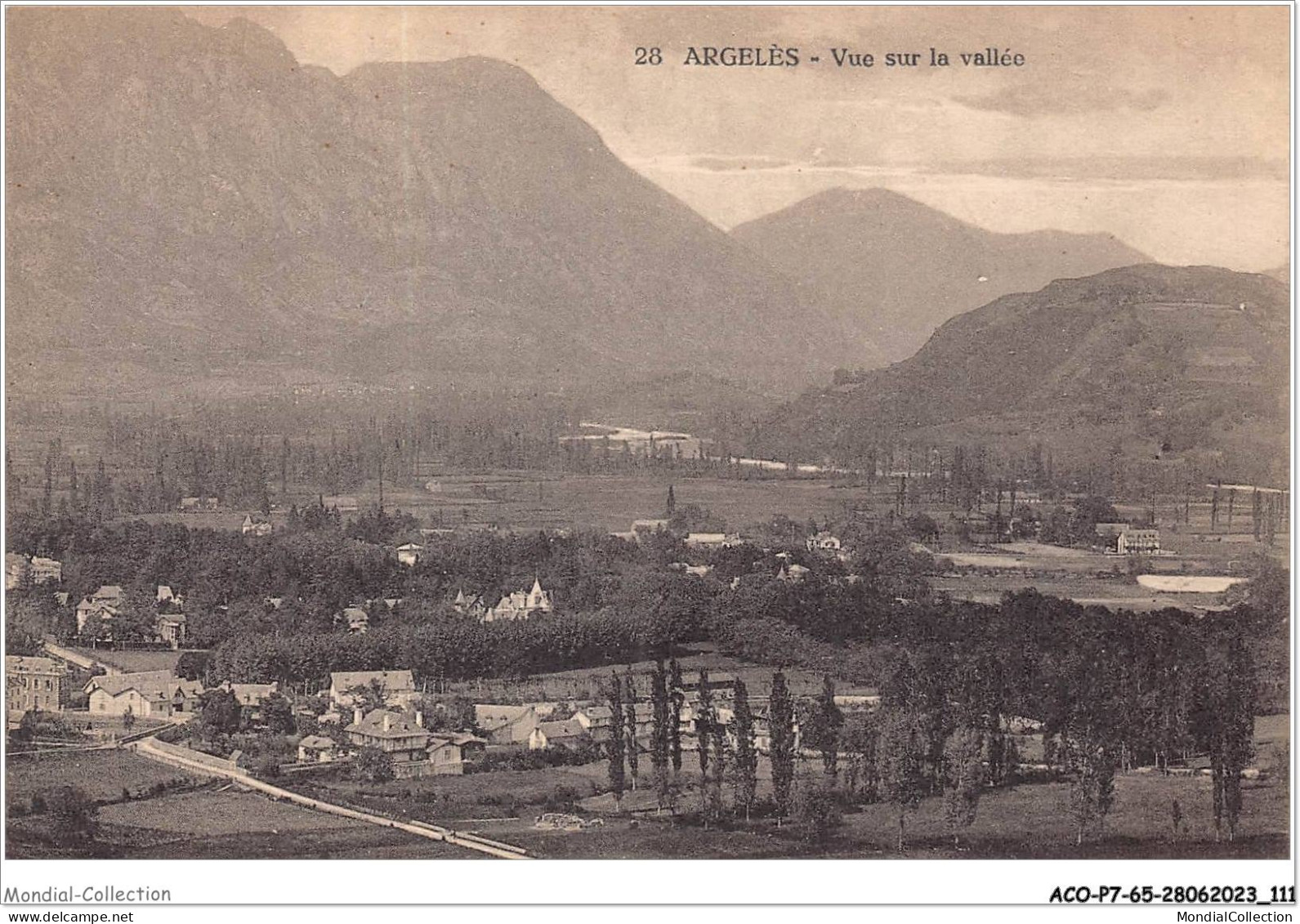 ACOP7-65-0668 - ARGELES-GAZOST -  Vue Sur La Vallée - Argeles Gazost