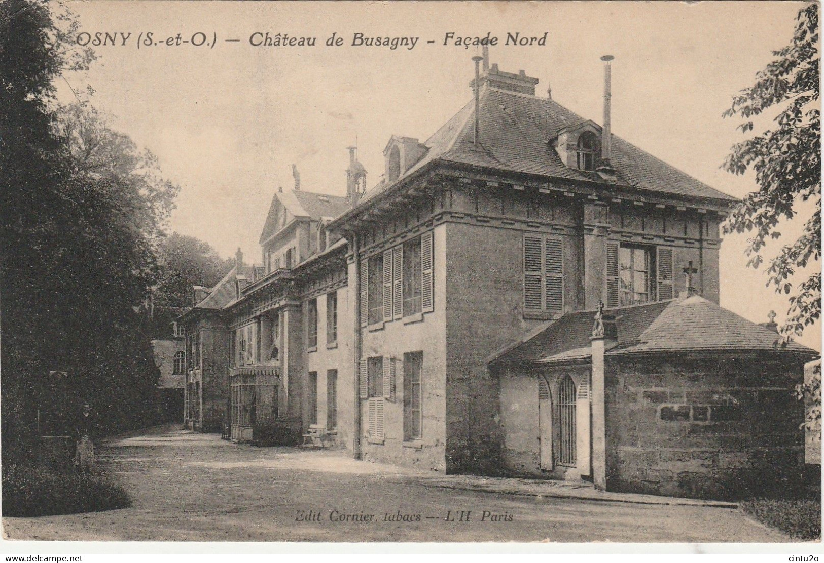 Val D' Oise.  Osny. Château De Busagny.  Façade Nord. - Sonstige & Ohne Zuordnung