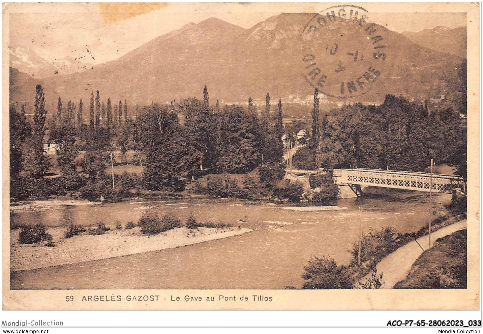 ACOP7-65-0630 - ARGELES-GAZOST - Le Gave Au Pont De Tillos - Argeles Gazost