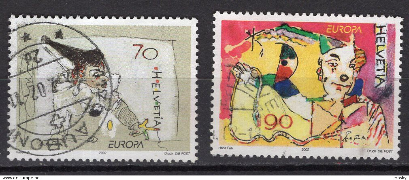 T2644 - SUISSE SWITZERLAND Yv N°1719/20 - Used Stamps